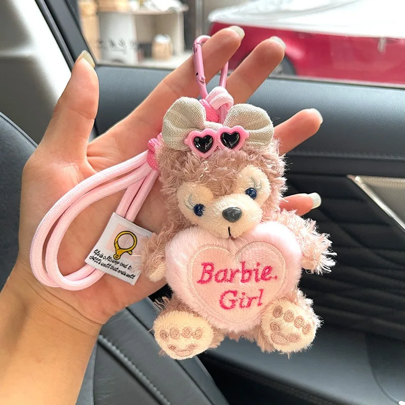 Disney 20 New Styles Cute Rose Plush Doll Pendant Pendant Sweater Shirley Rose Doll Couple School Bag Pendant Girl Birthday Gift 2