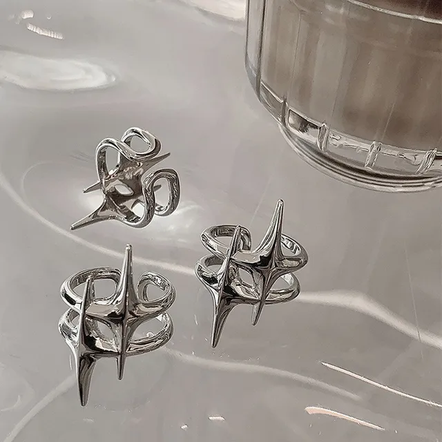 新品 オリエンタル 純粋 メンズ リング シルバー パンク ゴシック HIPHOP