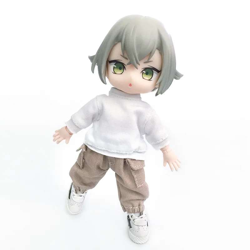 Ob11 Bjd Doll Long Overalls Pant Doll Jeans Clothes With Pocket Ob11 Diy Accessories Toys For Ob11,Obitsu11,Molly,1/12 Bjd Doll 5