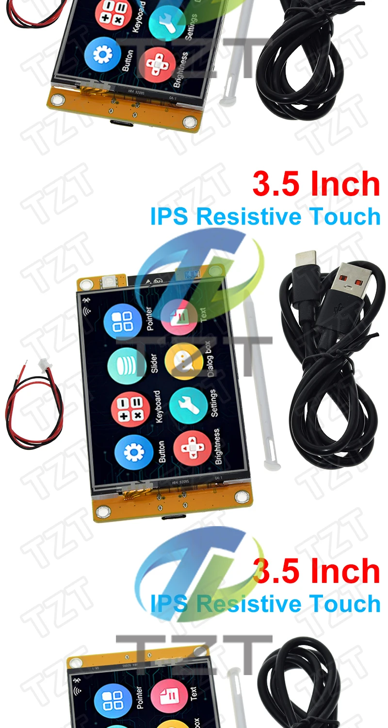 3,5 Zoll LCD TFT Modul ESP32 LVGL WLAN & Bluetooth Anzeigemodul 240*320 Smart Display Bildschirm mit Touch-Entwicklungsboard – Detail 9