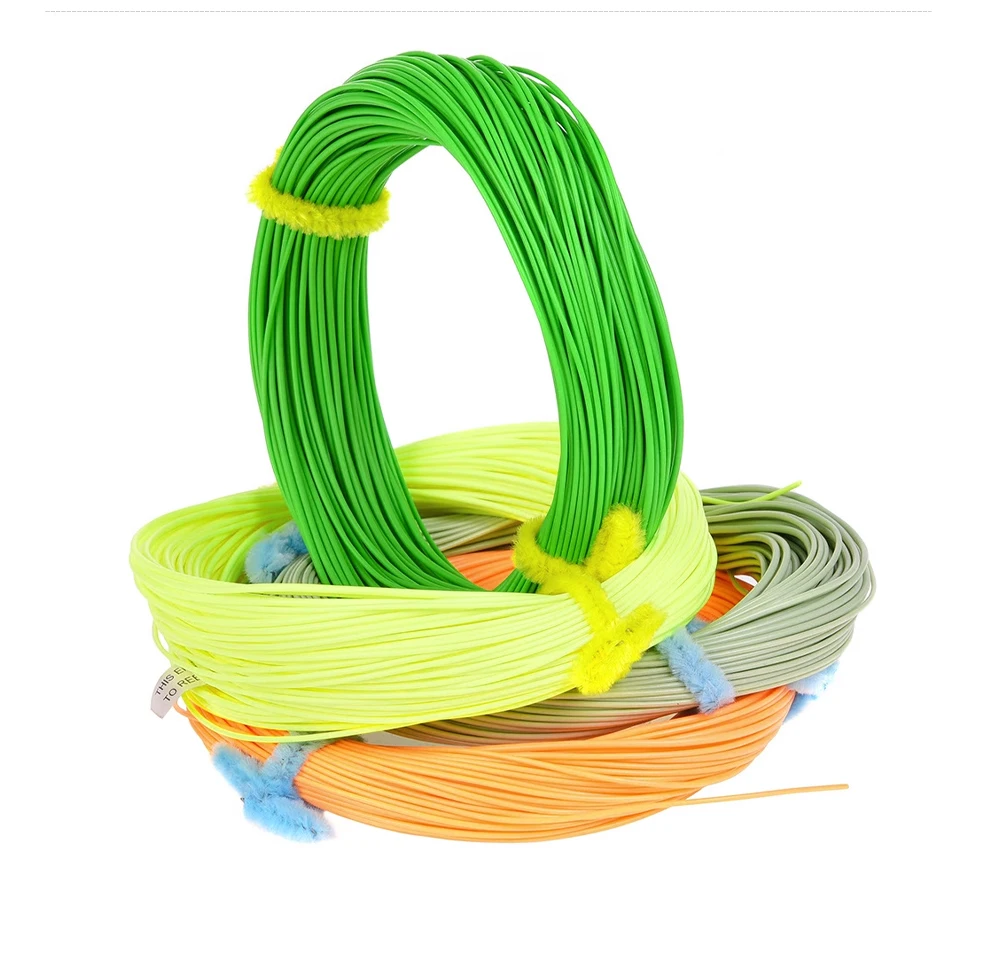 FTK 100FT/30,5M Top Tip Sinkende Fliegenfischschnur WF4F-WF8F Gewicht Vorwärts Fliegenschnur Innere geflochtene PE-Schnur Außen PVC – Detail 13