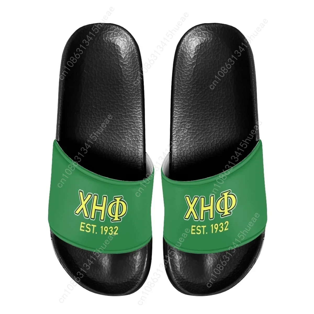 Women Soft Fashion Slippers Bathroom Slides Non Slip Trend Chi Eta Phi Sorority Designer Flats Shoes Female Breathable Sandals 4