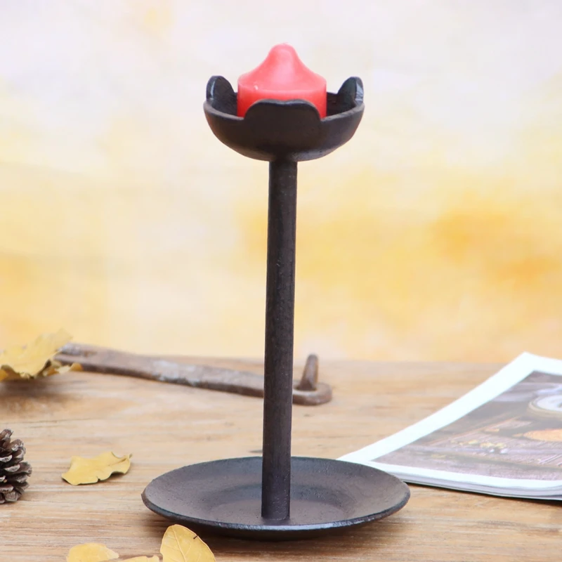 Cast Iron Zen Tea Ceremony Floor Lamp Decorative Item