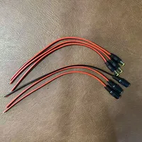 12V Dc Power Pigtail Plug Cable DC Male Female Security adapter Connector 5.5mm X 2.1mm For CCTV Cameras 2