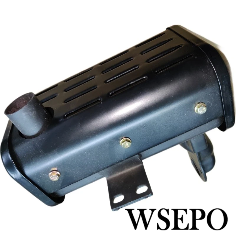 Top Qualidade Motor Diesel Refrigerado a ar Silenciador Assy Tubo de Escape Assembly para 192f 192fa 12hp 7kw8kw Peças do Gerador