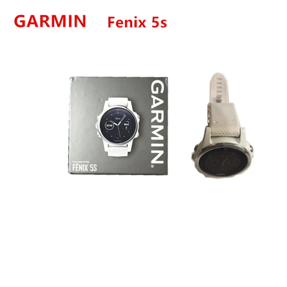 Garmin Fenix 5S Unisex GPS Multisport Watch - Carrara White for sale online