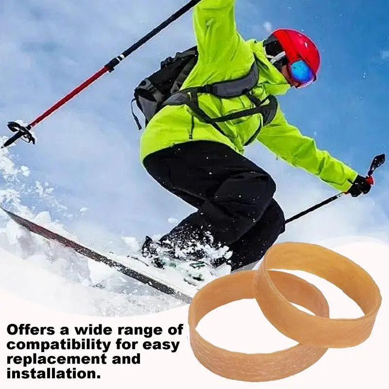 Ski Rubber Bands Elastic Ski Straps Rubber Tuning Kit Outdoor Sports Snowboard Binding Straps 20X