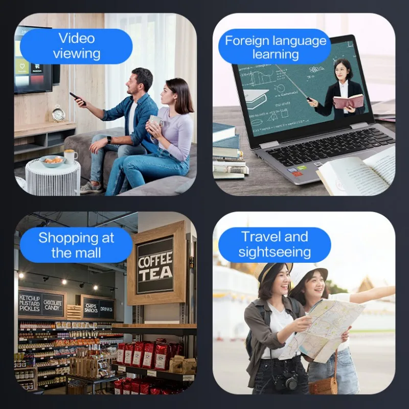 T17 Smart Translator Support Voice Recording & Photo