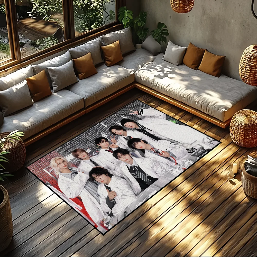 Band Door K-K-KidS S-S-StrayS Mat Anti-Slip Kitchen Bedroom Handmade Tufted Rug Carpet Living Room Entrance Decoration 4