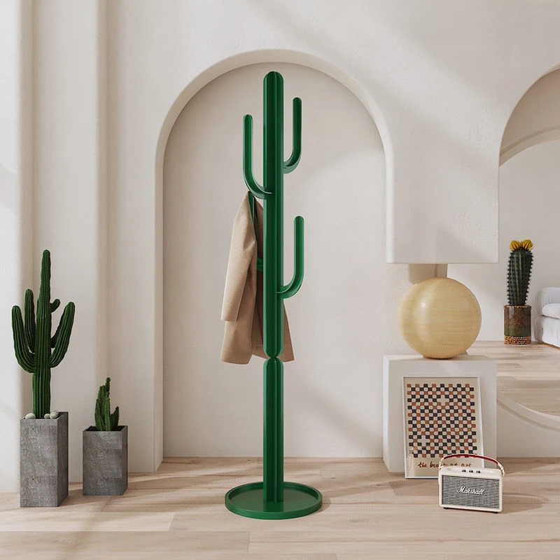 Home Living Room Nordic Coat Racks Creativity Simplicity Cactus Coat Hat Rack Bedroom Floor Luxury Decoration Standing Rack