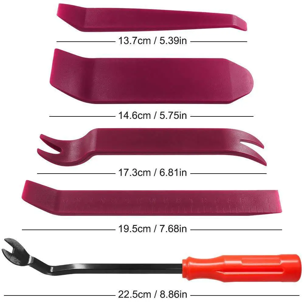 5PCS Wine Red