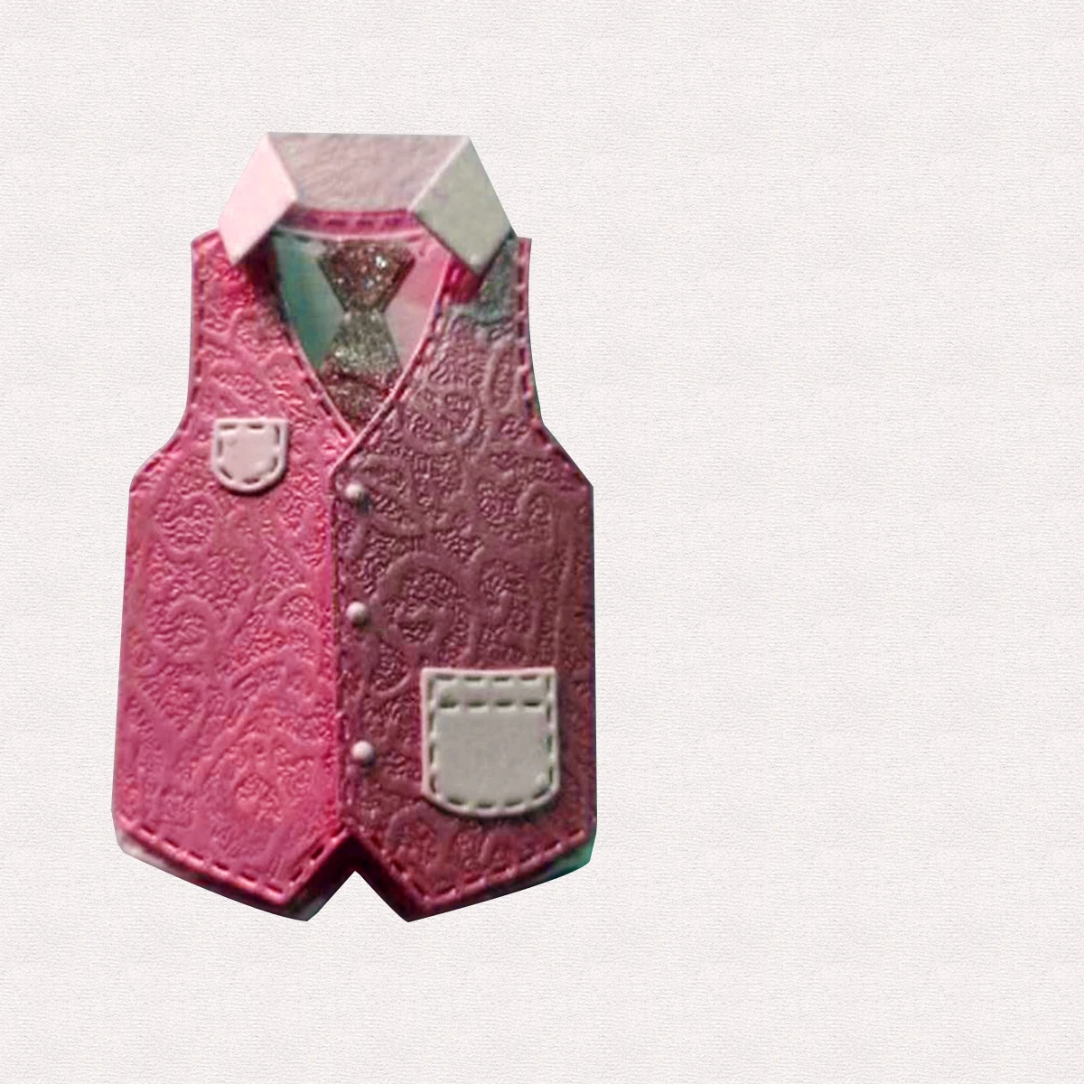 Description Picture 6 of itemNew Dies Metal Cutting Die Shirt Vest Tie Scrapbook Album Decor Paper Card Making Craft Embossing Die Cuts Knife Punch DIY