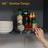 Fridge Organizer Rotating Tray 360 Degree Spinning Refrigerator Round Shelf Condiment Storage Racks For Cabinet Dining Table 2