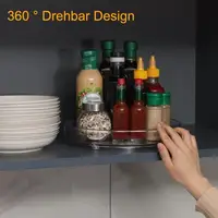 Fridge Organizer Rotating Tray 360 Degree Spinning Refrigerator Round Shelf Condiment Storage Racks For Cabinet Dining Table 2