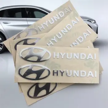 Interni auto Decalcomanie Emblema Adesivo Decorazione Accessori Per Hyundai I10 I20 I30 IX20 IX35 Tucson Solaris Accent Azera Elantra