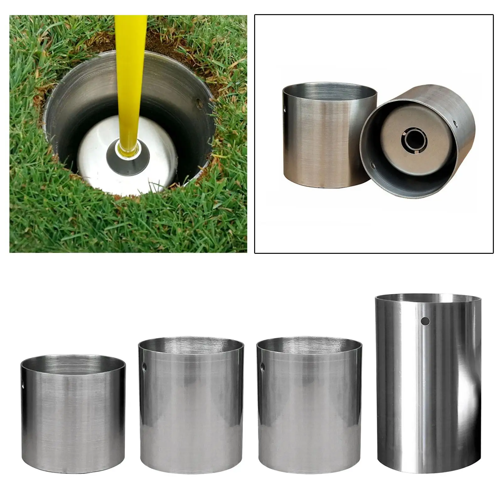 Golf Hole Cup Golf Hole Putting Green Cup for Practice Putting Green Outdoor