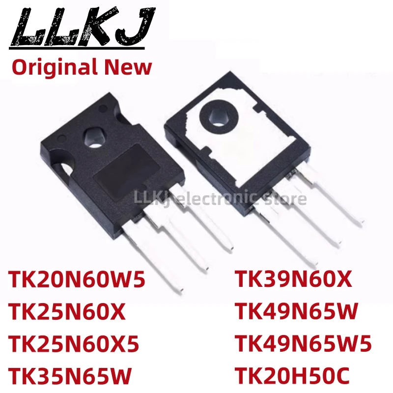 

1 шт. TK20N60W5 TK25N60X TK25N60X5 TK35N65W TK39N60X TK49N65W TK49N65W5 TK20H50C TO247 MOS FET TO-247