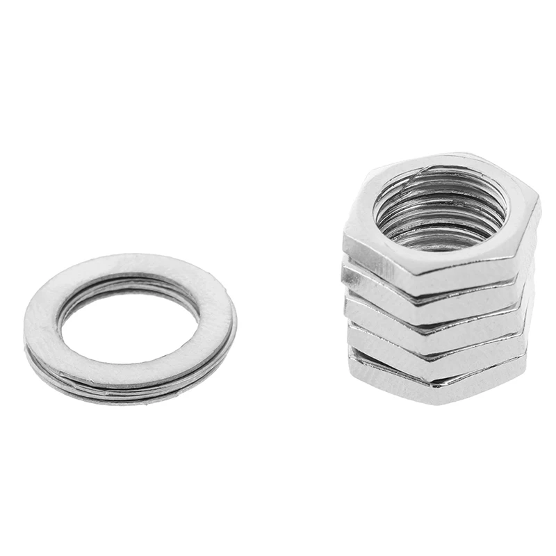 Description Picture 5 of itemHot sale 7pcs Iron Jack Socket Connector Nuts with Washers Set for Electric Guitar Bass Parts