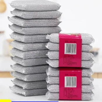 4PCS Scratch-Free Kitchen Dishwashing Sponges 1