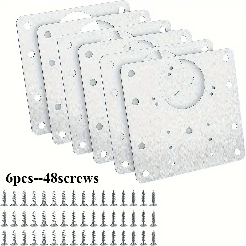 6PCS--48screws