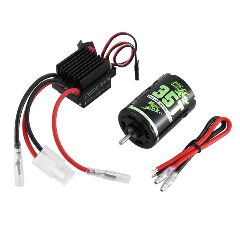 

540 щеточный двигатель RC Crawler Motor 20T 60A ESC щеточный Электрический контроллер скорости 5V/2A BEC для 1/10 RC Car TRX AXIAL HSP