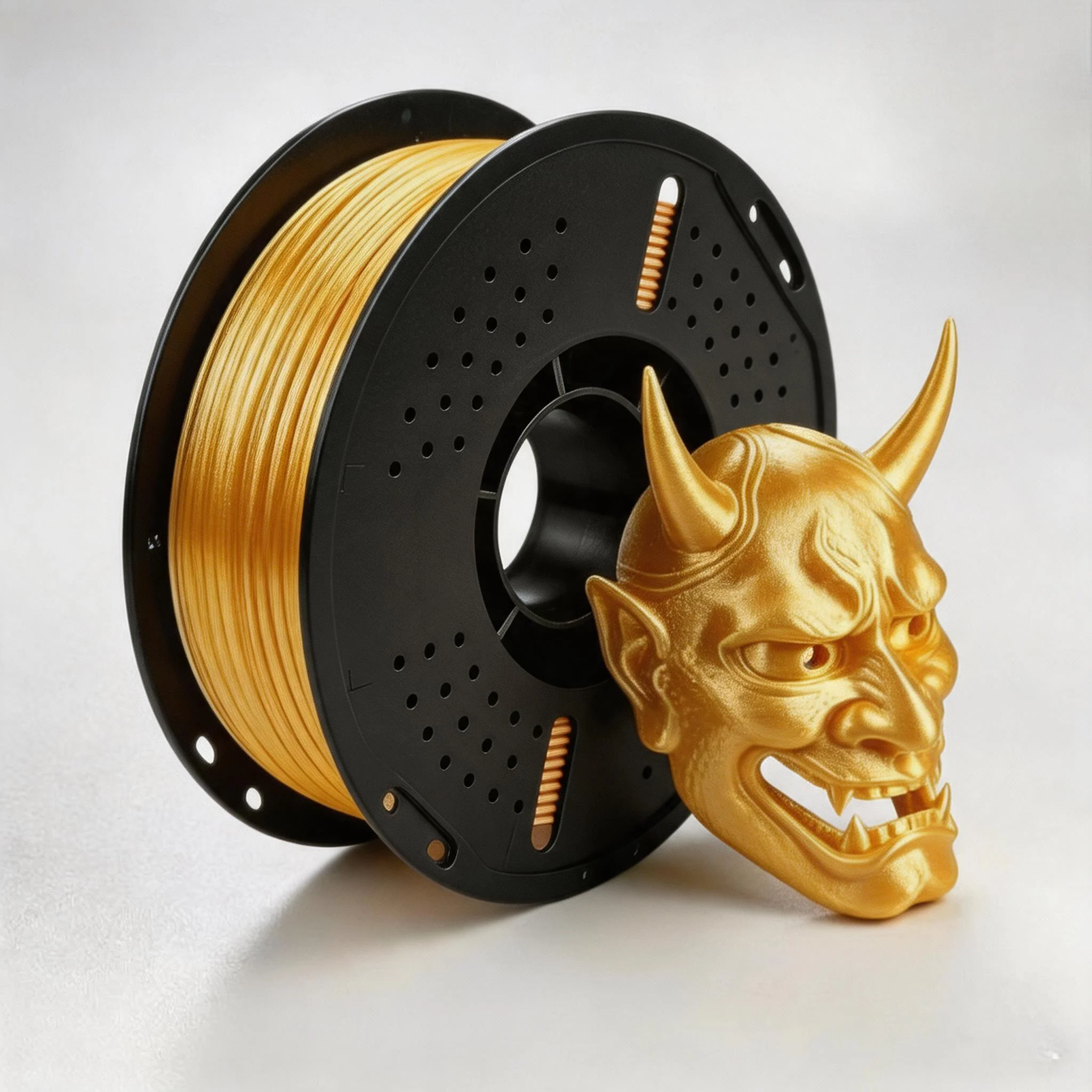 실크 골드, 실버 PLA 필라멘트 1.75mm 3D 프린팅 1kg 스풀 샤이니 메탈릭..