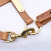 Horse Halters Horse Equipment Double Layer Leather Brass Fittings Halter 5