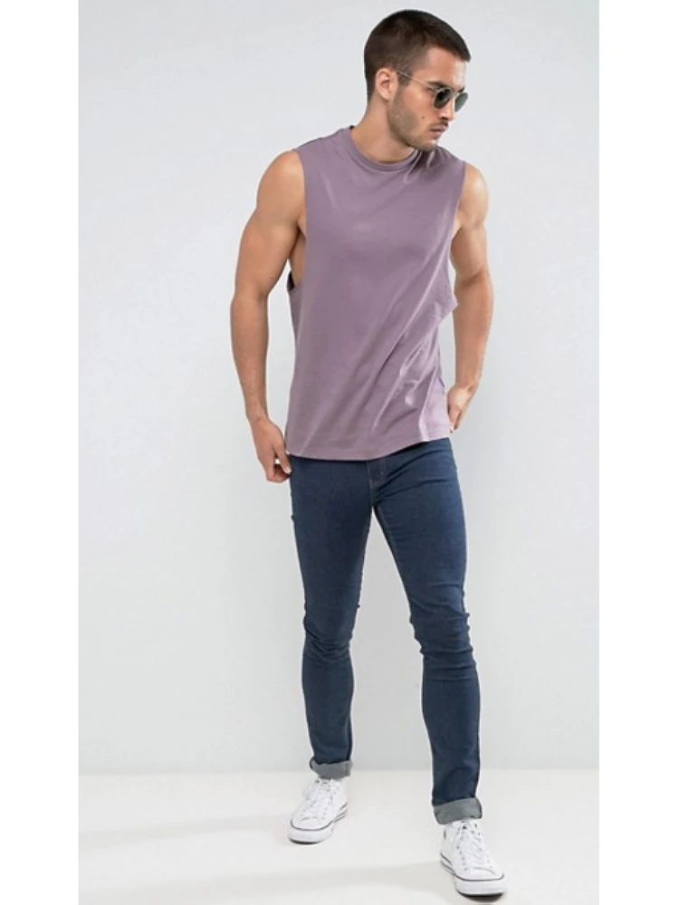 

Free Shipping New Spring And Summer Man Clothes Sexy Vest Sports Fitness Comfortable Breathe Freely Private Custom