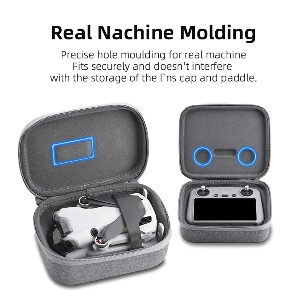 DJI Mini 4 Pro Drone Storage Bag Portable Carrying Case RC 2/RC-N2 Controller Handbag Travel Box Drone Dustproof Accessories