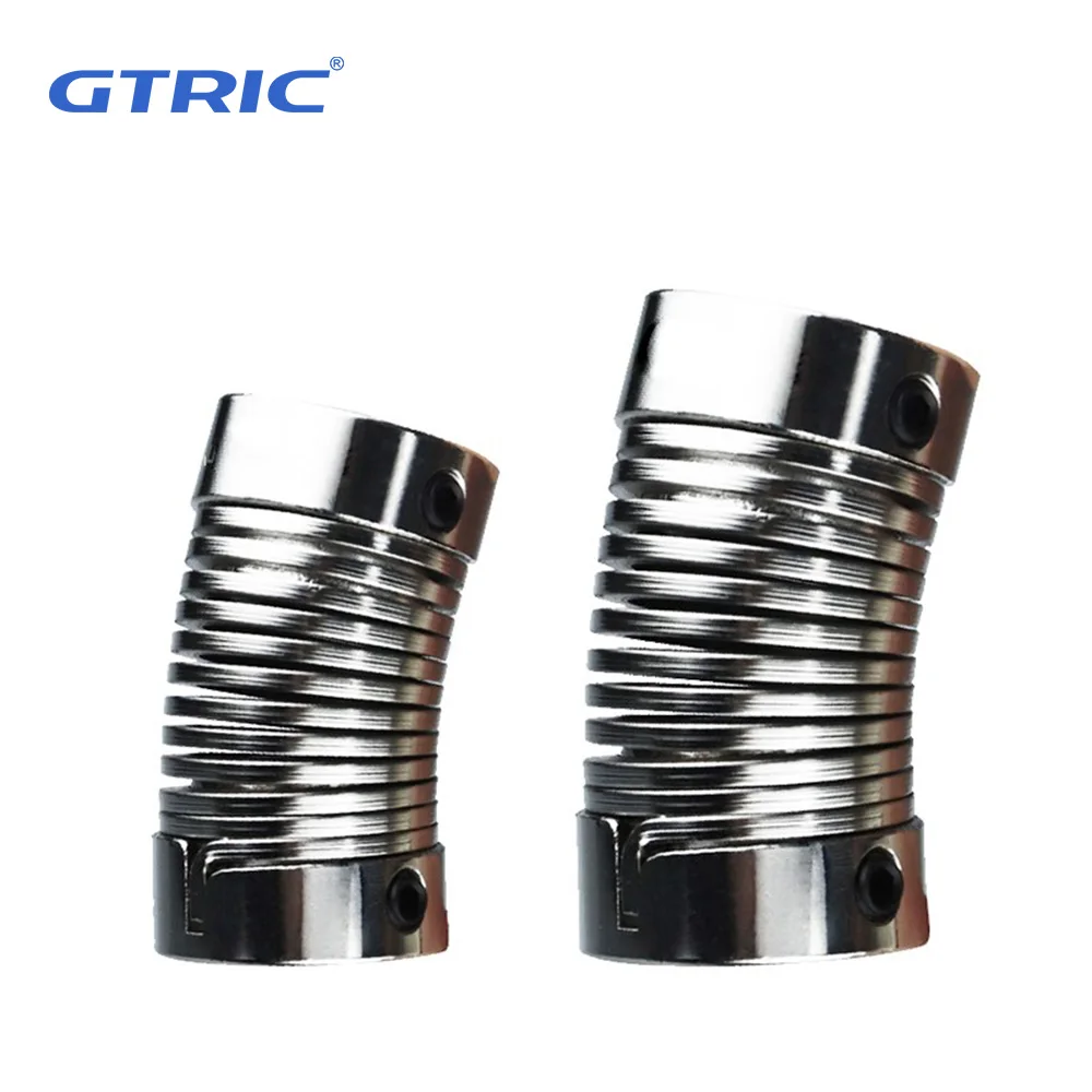 Spring Coupling D26L38 Encoder Screw Stepper Servo Motor High Torque Flexible Thread Aluminum Alloy Elastic Coupling GTRIC shaft coupler flexible coupling shaft connector