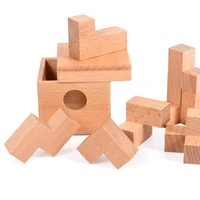 Soma Cube Puzzle in Wood Box Difficult Brain Teasers For Adults And Kids Luban Lock Toys IQ Games Rompecabezas De Ingenio 2