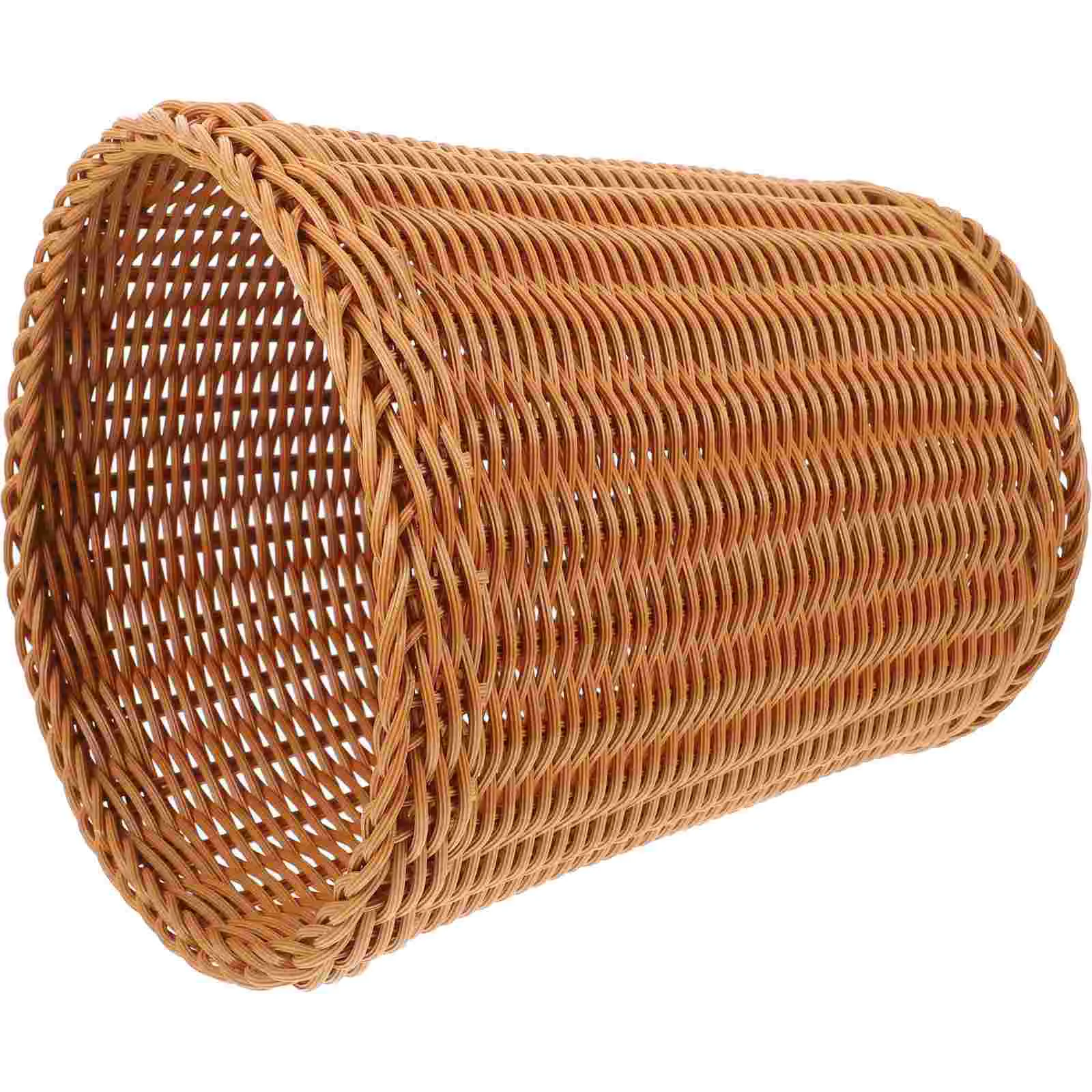 

Woven Waste Basket Wicker Trash Can Woven Basket Woven Trash Can Wastepaper Bin Woven Storage Basket Garbage Container