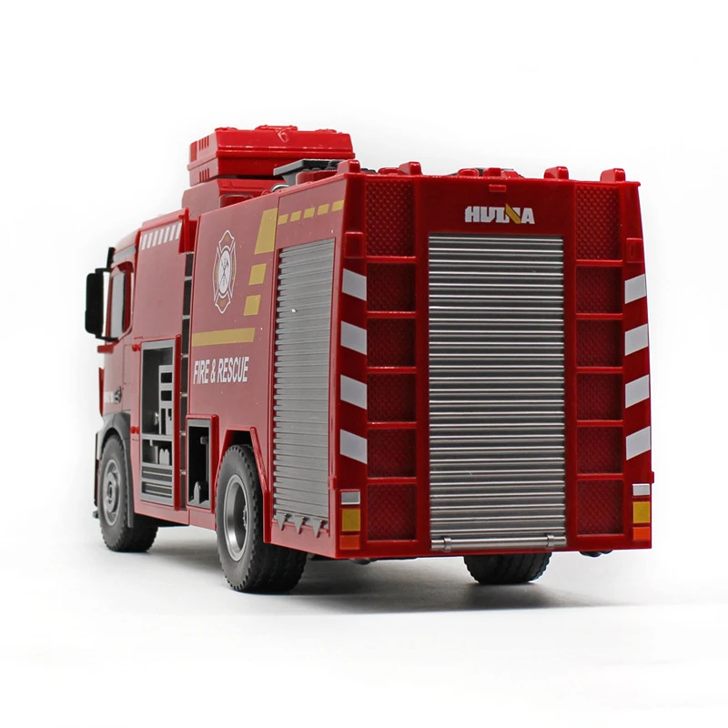 HUINA RC Box Water Sprayable Fire Truck Remote Control 1/14 1562 RC Car Model Outdoor Toys Children Gifts TH18050 4