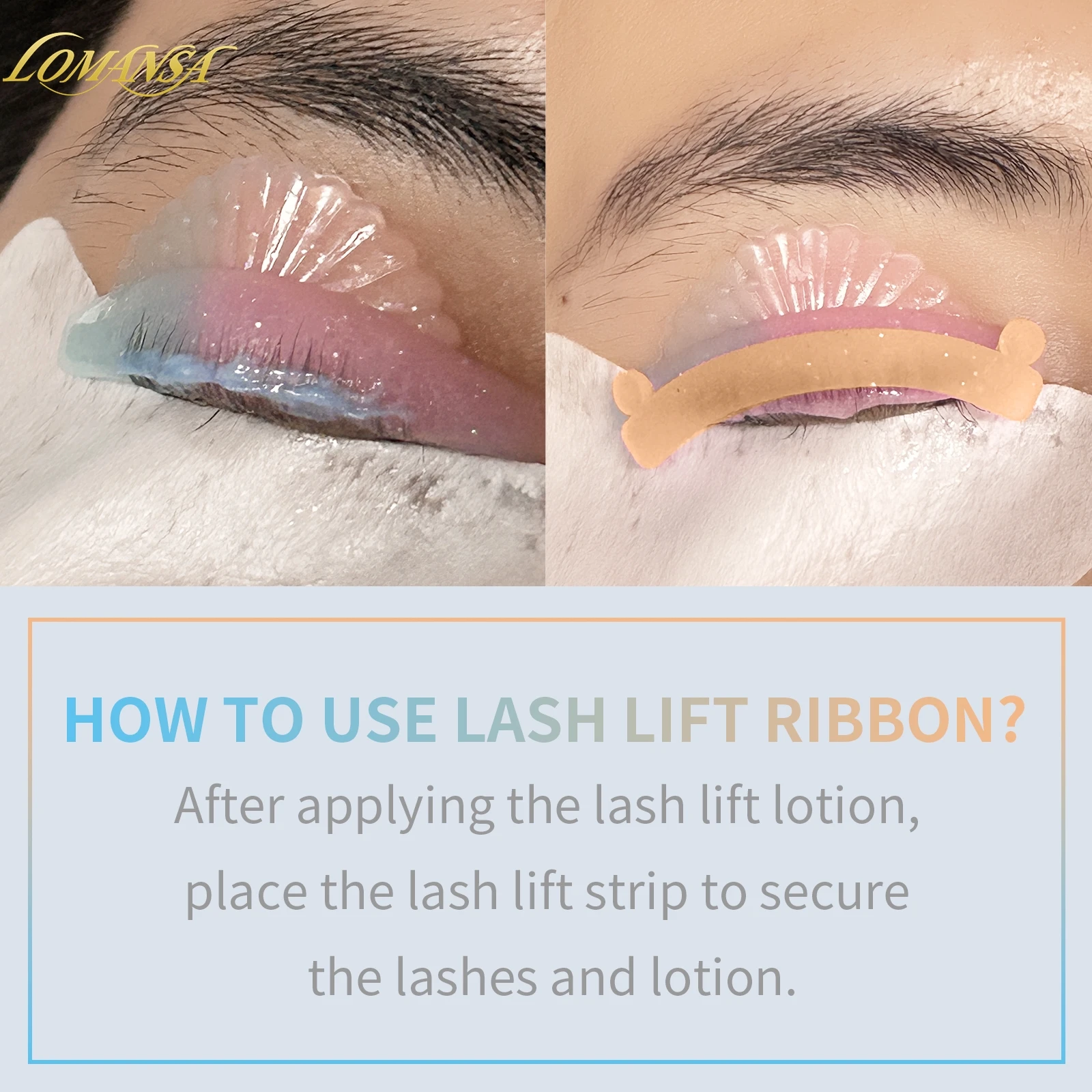 2 Pair Silicone Eyelash Rods Eyelash Lifting Makeup Tool