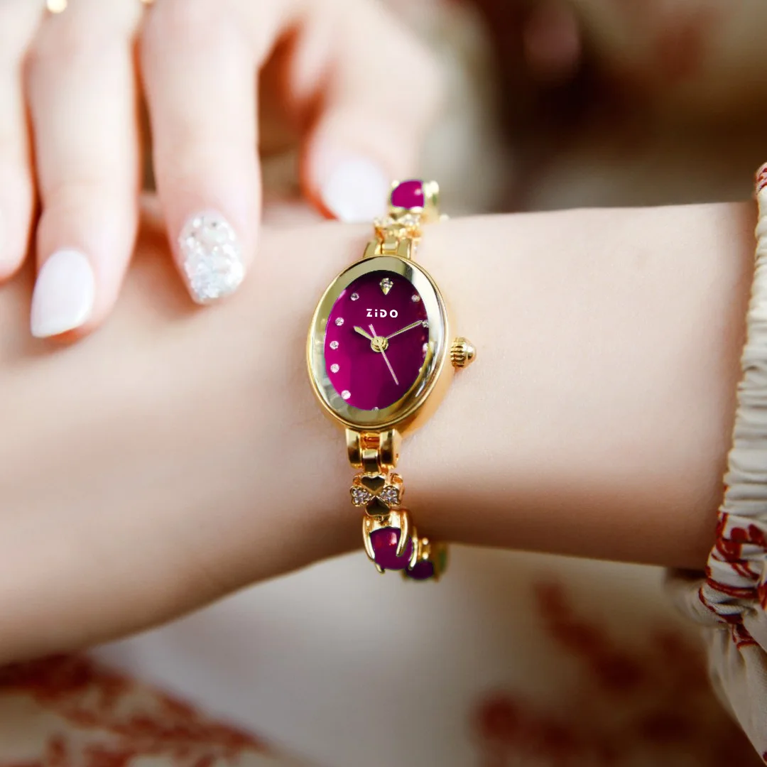 Roman Women's Luxury Quartz Watches Girl Gold Alloy Strap 2025 Luxury Ladies Wristwatches Qualities Female Clock