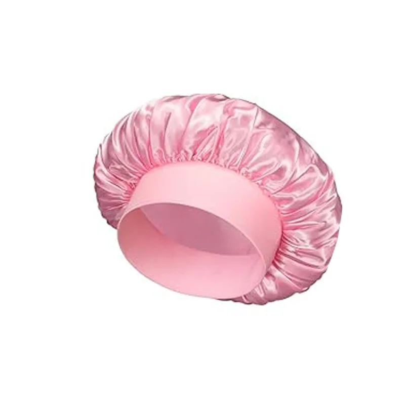 Wide Brim Satin Hair Care Sleep Cap - Women's Beauty Headscarf for Home Use, Convenient and Practical Hair  Protection