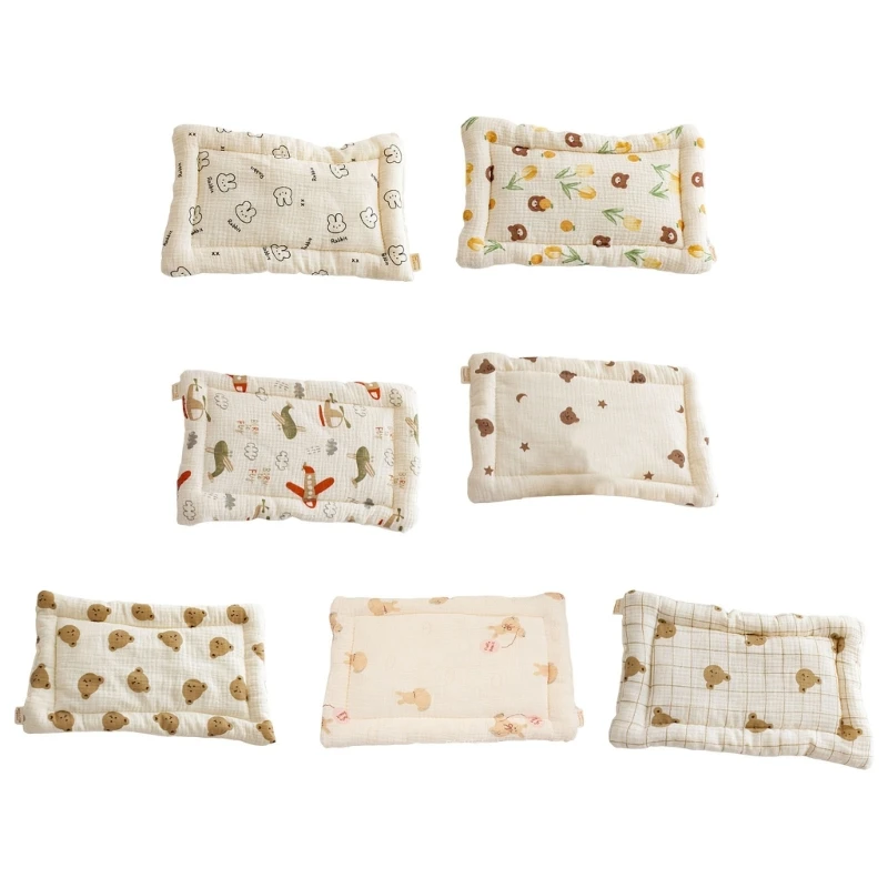 

Baby Pillow Breathable Pillow with Pattern Kid Flat Pillow