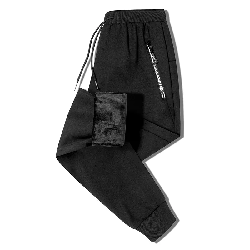 Jogger Men Autumn Winter Thick Fleece Pants Plus Size 8XL Sweatpants Male Trousers Big Size 8XL Track Pants
