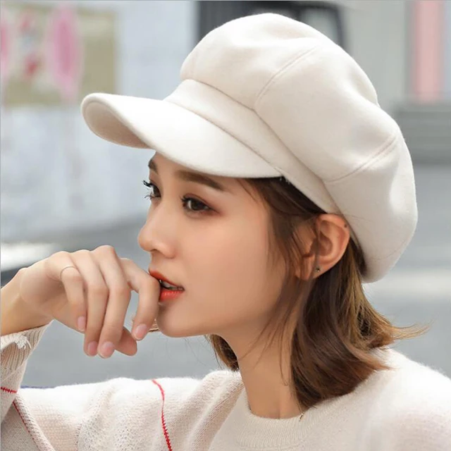 Women’s & Men’s Wool Newsboy Cap 1