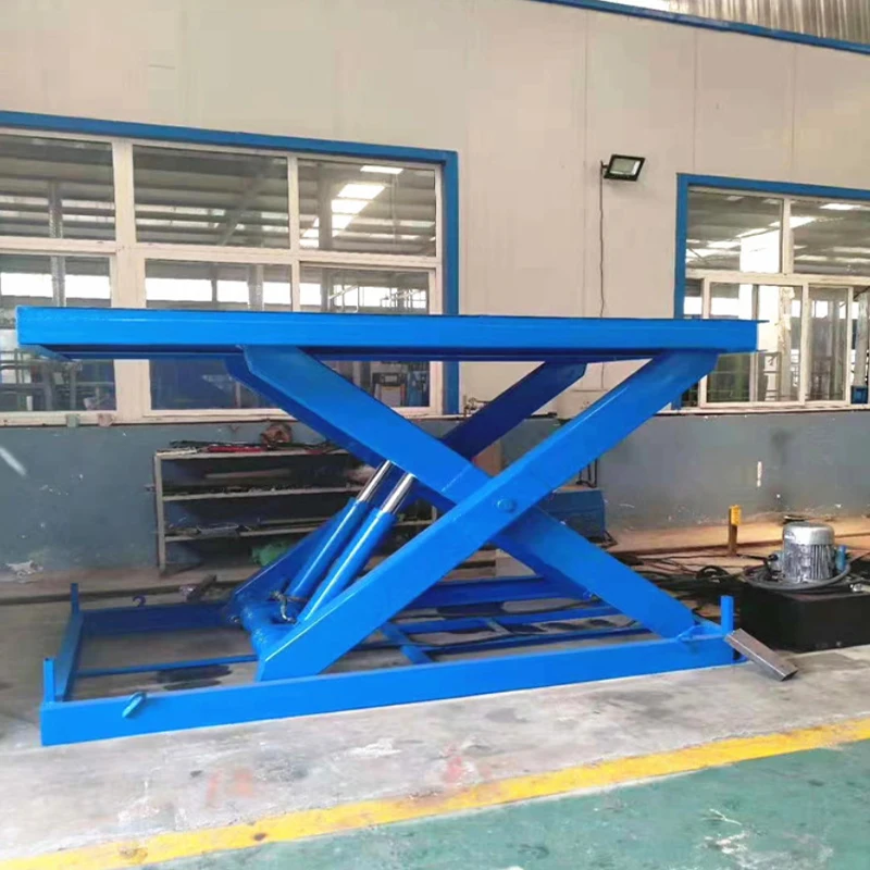 Manual Hydraulic Fixed Pallet Scissor Motor Scaffolding Man Tracked Lifting Platform Mechanical Cargo Lift Table Elevator Lifter images - 6