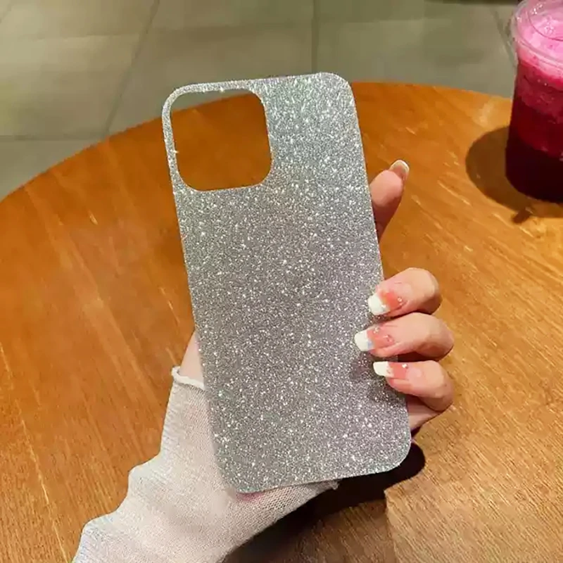 Luxury Glitter Phone Case DIY Kit with Flash Stickers - Thin and Stylish Accessory