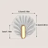 4pcs/set Multipurpose Shell Shape Hook Wall Hanging Hooks Self Adhesive Storage Hook For Bathroom Kitchen Bedroom Key Decor 6