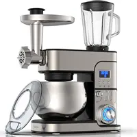 6-IN-1  ,  Display Kitchen Electric Mixer, 6.5QT Stainless Steel Bowl Mixer, Multi-Function Kitchen Mixer With Doug 1