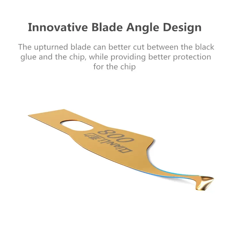 QIANLI CPU IC Glue Removal Knife Handle for Mobile Phone Repair Motherboard NAND CPU Cleaning Prying Tool 007 008 009 011 012