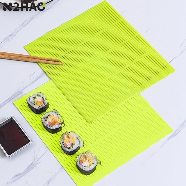 DIY Sushi Roller Mats Washable Reusable Sushi Roll Mold Mat DIY Japanese  Food Rolling Rice Rolling Maker Cake Roll Pad - AliExpress