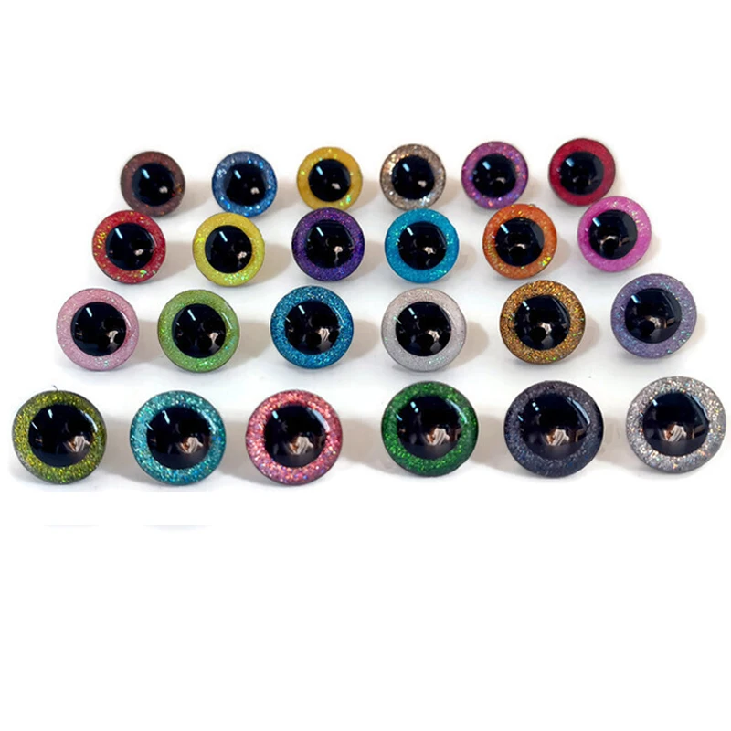 10pcs 15mm Amigurumi Eyes White Safety Eyes Plastic Eyes Round Safety Eye  Animal Eyes Toy Eyes Doll Eyes With Washers 