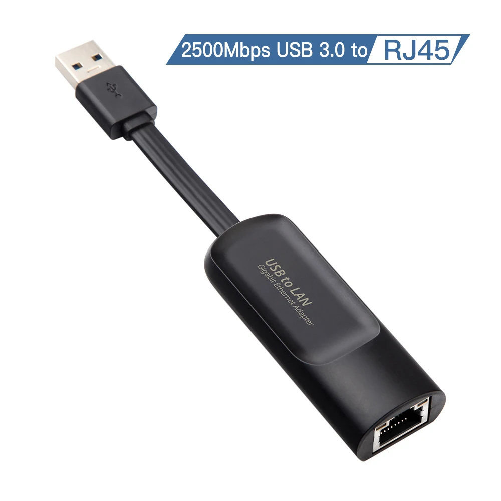 2500Mbps 10/100/1000Mbps Ethernet 2.5 Gigabit USB C To Lan RJ45 Card Mạng USB HUB Cho MacBook iPad Pro USB-C Ethernet best wifi adapter for pc Network Cards