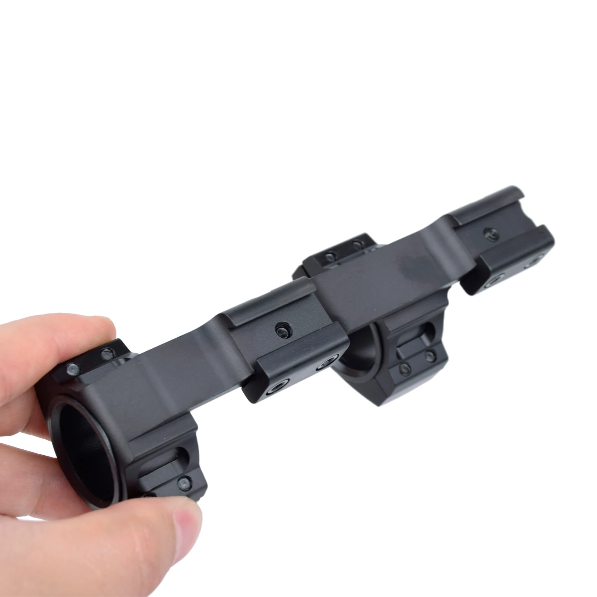 Tactical Optics One Piece 11mm Dovetail Scope Ring Mount 1 inch 25.4mm 30mm Double Rings Hunting Accessories With Bubble Level