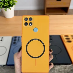 Cover posteriore in silicone magnetico antigoccia - Protezione per telefono colorata e duratura per Oppo