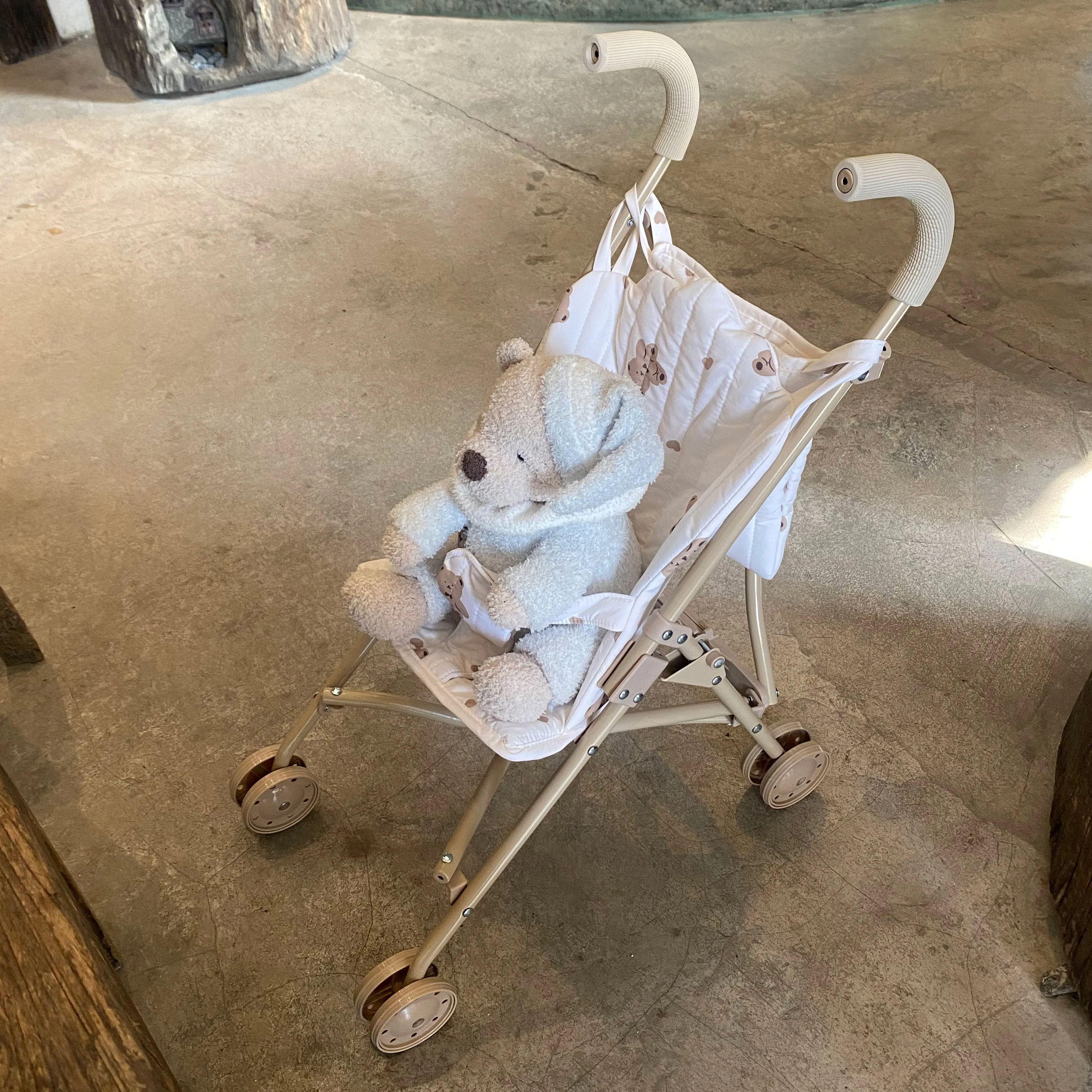 Baby Trolley Folding car doll stroller classic Carriage Stroller Girls Gift Pretend Game Toys gifts
